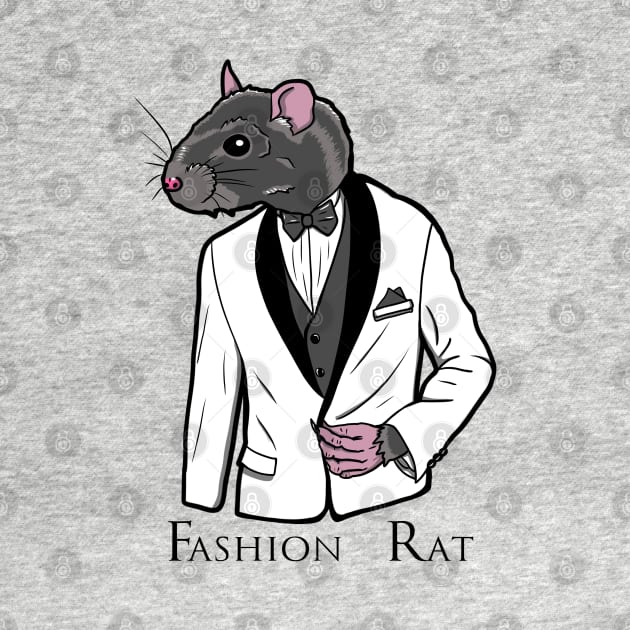 Fashion Rat in a Suit by SNK Kreatures